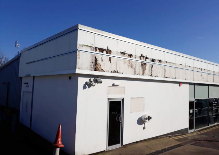 Aston Martin - Car Dealership Cladding - Cladding Contractor - Industrial Cladding - Camclad Contractors Ltd - Cambridge - London - UK