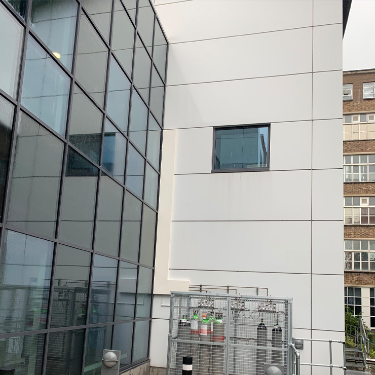 Birmingham City Hospital - Camclad Contractors Ltd - Industrial Cladding - Cladding Contractors