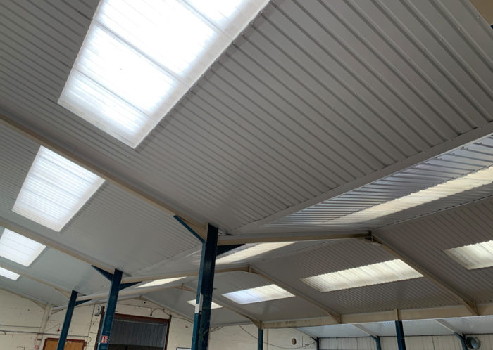 Burlington Park – Asbestos Over Clad – Industrial Cladding – Camclad Contractors Ltd Cambridge London UK
