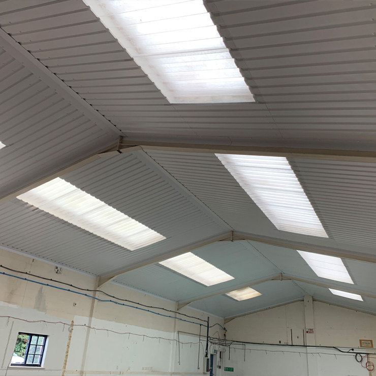 Burlington Park – Asbestos Over Clad – Industrial Cladding – Camclad Contractors Ltd Cambridge London UK