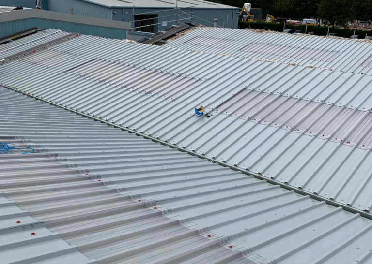 Burlington Park - Asbestos Over Clad - Industrial Cladding - Camclad Contractors Ltd Cambridge London UK
