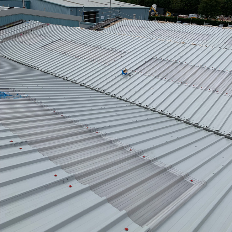 Burlington Park – Asbestos Over Clad – Industrial Cladding – Camclad Contractors Ltd Cambridge London UK