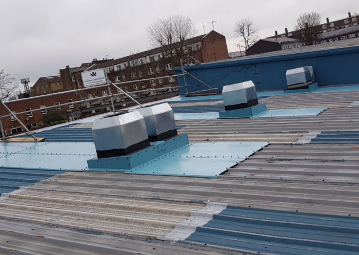 Camclad Contractors Ltd Cambridge UK - Deliveroo Kensington Roof Maintenance - Industrial Cladding - Cladding Contractors - Industrial Roof Repairs