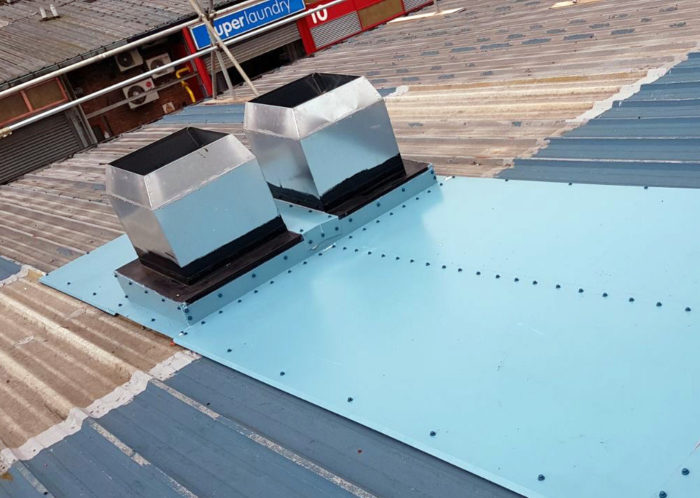 Deliveroo Kensington - Roof Maintenance - Industrial Cladding - Camclad Contractors Ltd Cambridge London UK